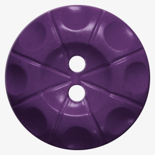 Button With Radial Line And Circle Design Purple Medium - Sewing Button Png, Transparent Png, Free Download