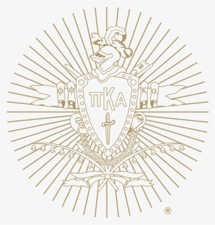 Gold Crest Transparent - Pi Kappa Alpha Crest, HD Png Download, Free Download