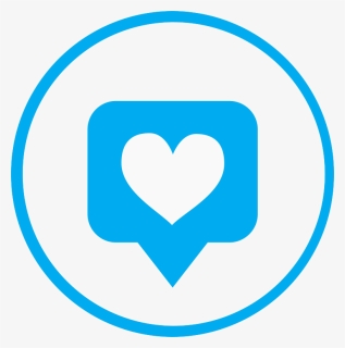 Social Media Blue Icon - Present Icon Instagram Blue, HD Png Download, Free Download