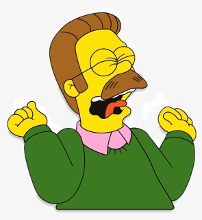 #ftestickers #thesimpsons #cartoon #thesimpson #nedflanders - Hard To Swallow Pills Meme Anime, HD Png Download, Free Download