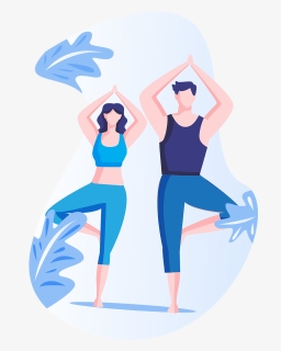 Movement And Mind Yoga Icon - Cartoon, HD Png Download, Free Download