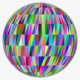 Spherical Shape With Colorful Tiles - Circle, HD Png Download, Free Download