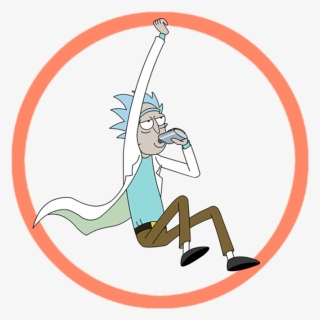 ⚪⭕⚪ Ftestickers Circle Rickandmorty Rick Cartoon Tvshow - Transparent Rick And Morty Png, Png Download, Free Download