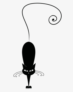 Black Cat Silhouette, Silhouette Images, Silhouette - Black Cat Silhouette, HD Png Download, Free Download