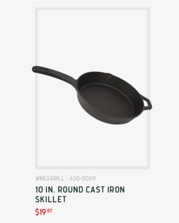 Nexgrill Three Piece Tool Set 10 Inch Round Cast Iron - Sauté Pan, HD Png Download, Free Download