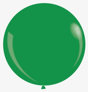 Clipart Balloon Dark Green - Circle Green Balloon, HD Png Download, Free Download