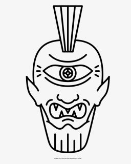 Cyclops Coloring Page Clipart , Png Download, Transparent Png, Free Download