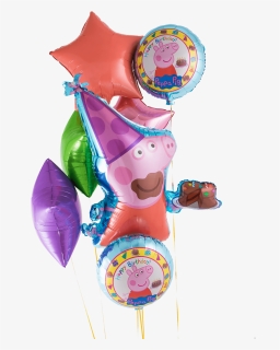 Peppa Pig Birthday Png - Christams Peppa Pig Balloon, Transparent Png, Free Download