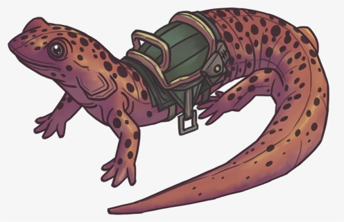 Transparent Geckos Clipart - Pathfinder Riding Gecko, HD Png Download, Free Download
