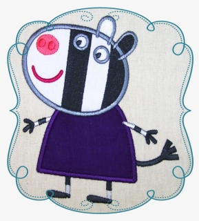Peppa Zebra , Png Download - Peppa Pig Character Clipart, Transparent Png, Free Download