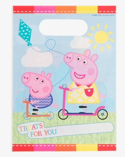 Peppa Pig Party Loot Bag And Contents 1 Kid Party Supplies - Animal Figure, HD Png Download, Free Download