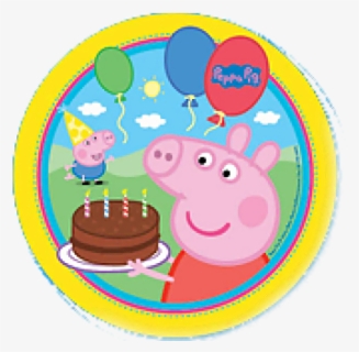 Pigs Clipart Cake - Peppa Pig Cake Print, HD Png Download, Free Download