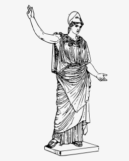 Athena Png , Png Download - Greek Statue Clipart, Transparent Png, Free Download