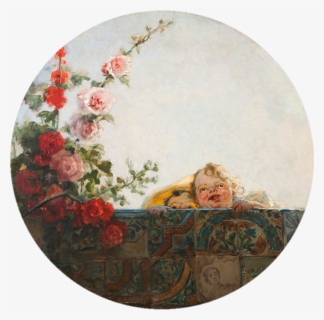 José Malhoa - Garden Roses, HD Png Download, Free Download