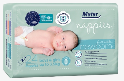 Mater Nappies Newborn Unisex, HD Png Download, Free Download