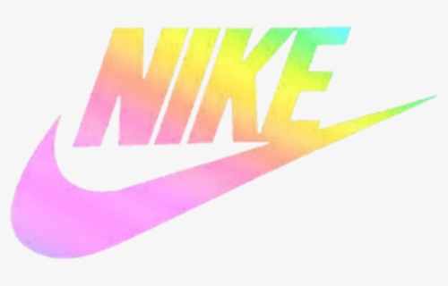 #nike #logo #rainbow #regenbogen #pastell #marken Lover - Rainbow Nike Logo Png, Transparent Png, Free Download