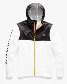 The North Face Men"s Train N Logo Overlay Jacket White - Hoodie, HD Png Download, Free Download