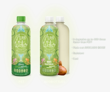 Light - Avowater Bebida De Aguacate Lemon & Mint Stevia, HD Png Download, Free Download