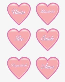 Corações Rosa Png, Transparent Png, Free Download