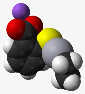 Thiomersal From Xtal 3d Vdw - Thiomersal, HD Png Download, Free Download