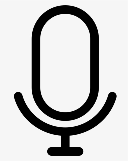 The Operation Of The Voice Can Not Be Clicked - Microphone Line Icon Png, Transparent Png, Free Download