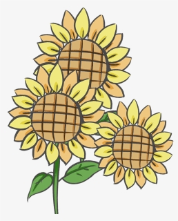 Retro National Wind Sun Flower Plant Png And Psd - Flower, Transparent Png, Free Download