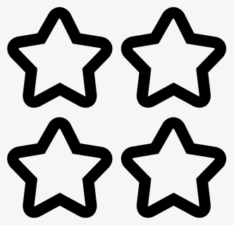 Four Stars - 4 Stars Icon, HD Png Download, Free Download