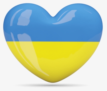 Ukraine Flag Heart - Lviv, HD Png Download, Free Download