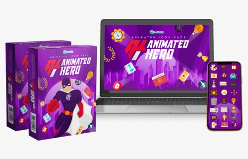 Animated Hero - Video, HD Png Download, Free Download