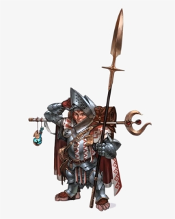 Roleplaying Pathfinder Spear Dungeons Halfling Dragons - D&d 5e Halfling Knight, HD Png Download, Free Download
