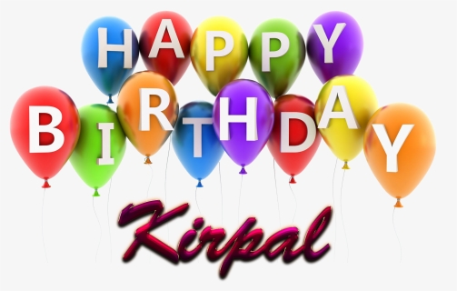 Kirpal Happy Birthday Balloons Name Png - Happy Birthday Jessica Gif, Transparent Png, Free Download