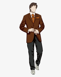 Gentleman Vector Formal Man - Mens Illustration For Fashion, HD Png Download, Free Download