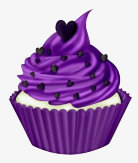 #কাপ কেক #cupcake #cake #png #parple - Cupcake Violet, Transparent Png, Free Download