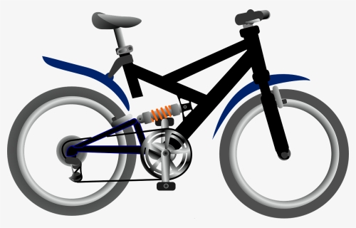 Hybrid Bike Clipart, HD Png Download, Free Download