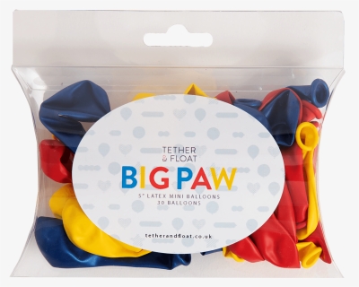 Big Paw Mini Balloons - Plastic, HD Png Download, Free Download