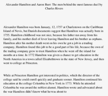 Alexander Hamilton Png, Transparent Png, Free Download