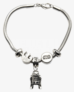 Star Wars R2d2 Rebel Alliance Logo Charm Bracelet - Necklace, HD Png Download, Free Download