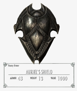 Skyrim Armor Ebony Shield, HD Png Download, Free Download
