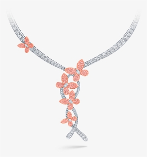 Graff Diamond Necklace Pink, HD Png Download, Free Download