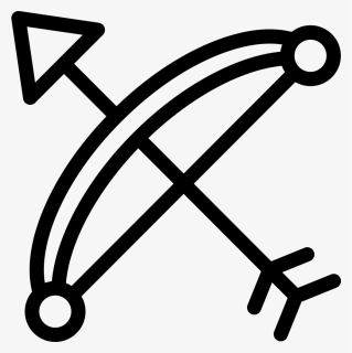 Eros Bow And Arrow Comments - Pencil Ruler Icon Png, Transparent Png, Free Download