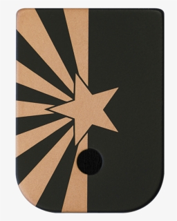 Arizona Flag Brass Black Traditional Finish Mag Plate, HD Png Download, Free Download