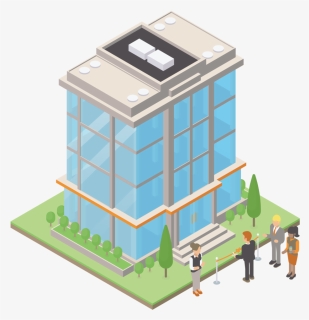 Illustration Andre Levy Zhion Vector Isometric Perspective - House, HD Png Download, Free Download