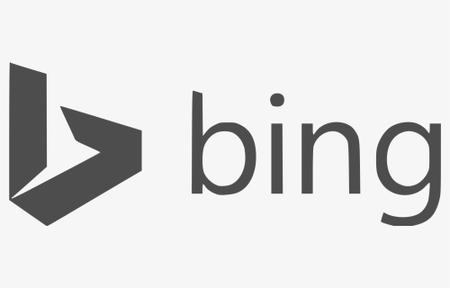 Bing Predicts 2017 Nba Playoff Brackets - Bing Logo Black, HD Png Download, Free Download