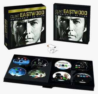 Coffret Anthologie Clint Eastwood En Blu-ray - Clint Eastwood Anthologie 40 Films, HD Png Download, Free Download