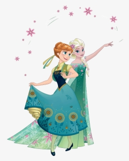 Frozen Fever Para Imprimir - Elsa E Anna Frozen Fever, HD Png Download, Free Download