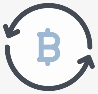 Exchange Bitcoin Icon - Circle, HD Png Download, Free Download