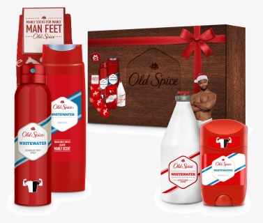 Old Spice Whitewater Wooden Box Με 5 Προϊόντα - Old Spice Set, HD Png Download, Free Download