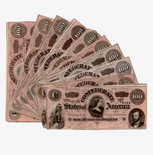 T-65 1864 "lucy Pickens - Confederate States Of America 50 Dollars, HD Png Download, Free Download
