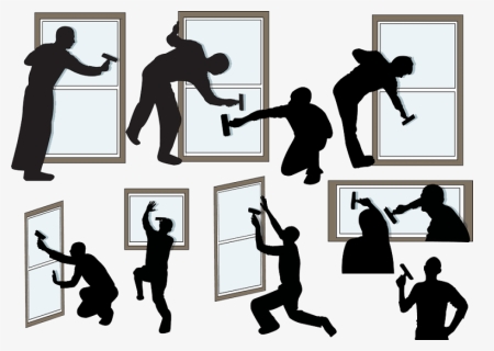 People Clean Vector Clipart Window Silhouette Cleaner - Cleaner Clipart Window, HD Png Download, Free Download