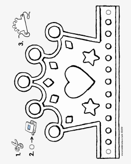 Make Your Own Crown Colouring Page Drawing Picture - Illustration, HD Png Download, Free Download